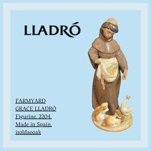 FARMYARD GRACE LLADRÓ Figurine. 2204. Made in Spain.